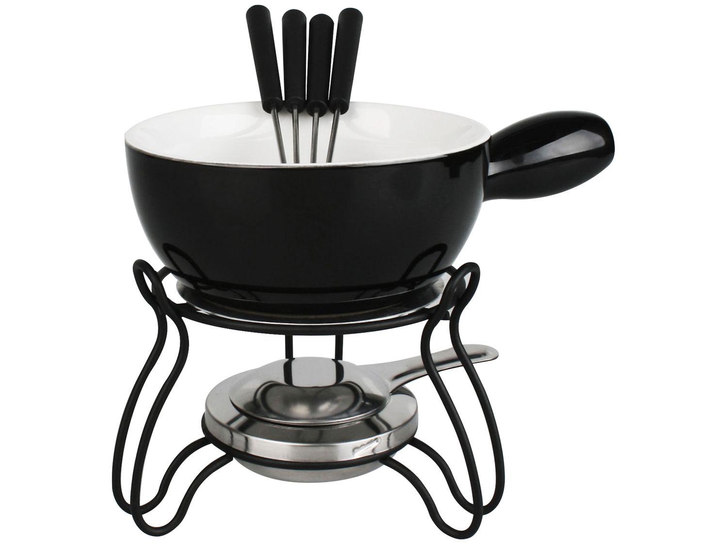 Aparelho de Fondue Hauskraft Preto 8 Peças - Lausanne