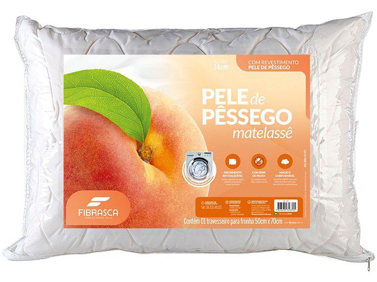 Travesseiro Fibrasca de Cabeça Pele de Pêssego