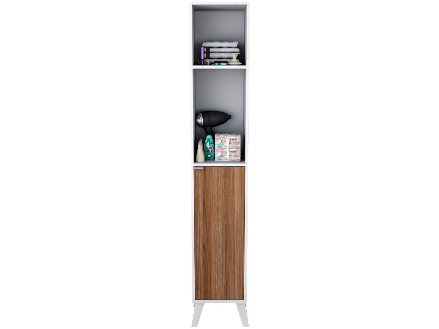 Armário Multiuso 1 Porta 4 Prateleiras - Appunto Slim