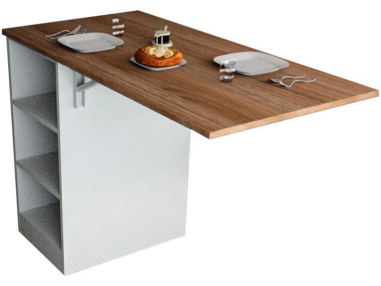 Bancada de Cozinha Gourmet 1 Porta - 4 Prateleiras Appunto Enjoy