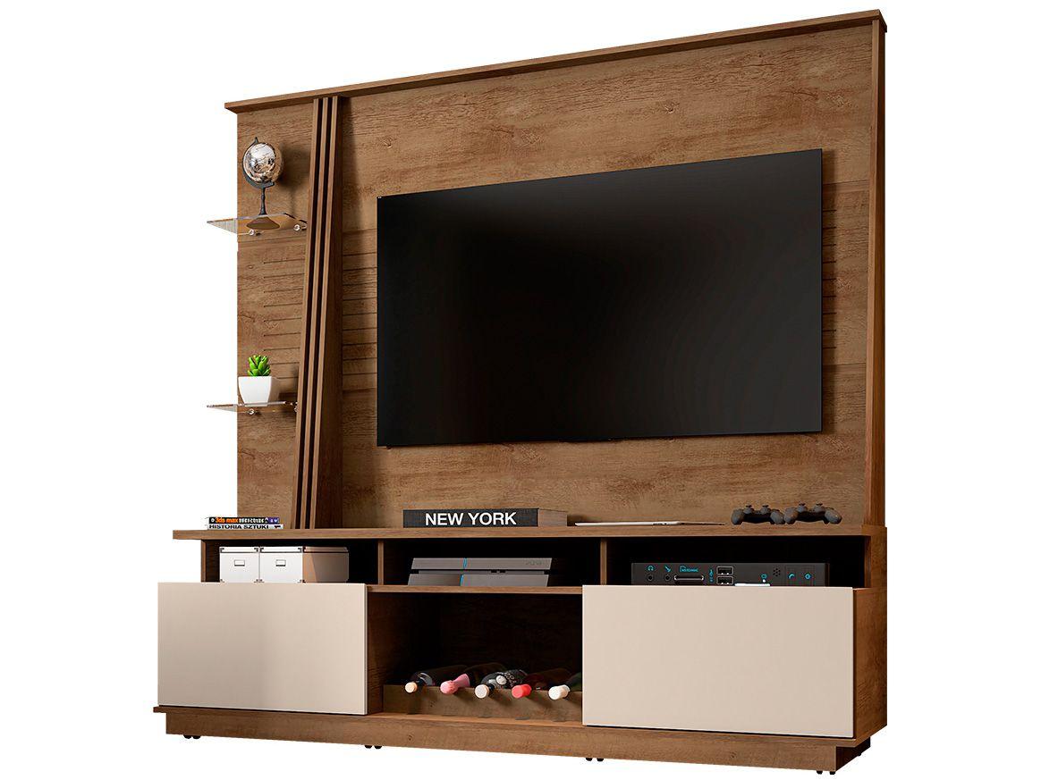 Estante Home para TV até 60" 2 Porta Madetec - RV Móveis Miami