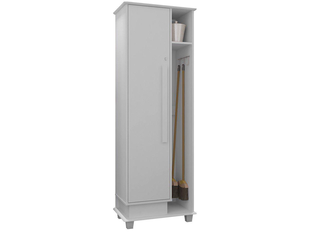 Armário Multiuso com Chave 1 Porta 4 Prateleiras - RV Móveis Japão