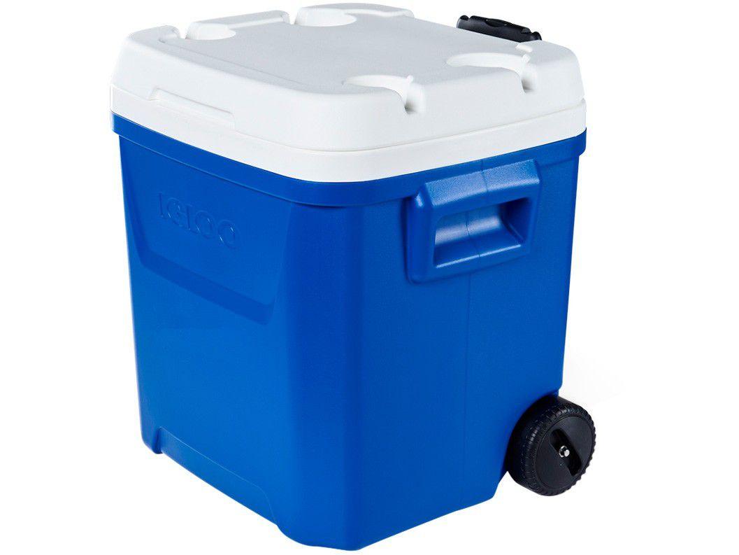 Caixa Térmica Igloo 56L com Rodas Laguna Roller - Azul