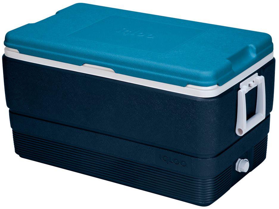 Caixa Térmica Igloo 66L Maxcold Cinza e Azul