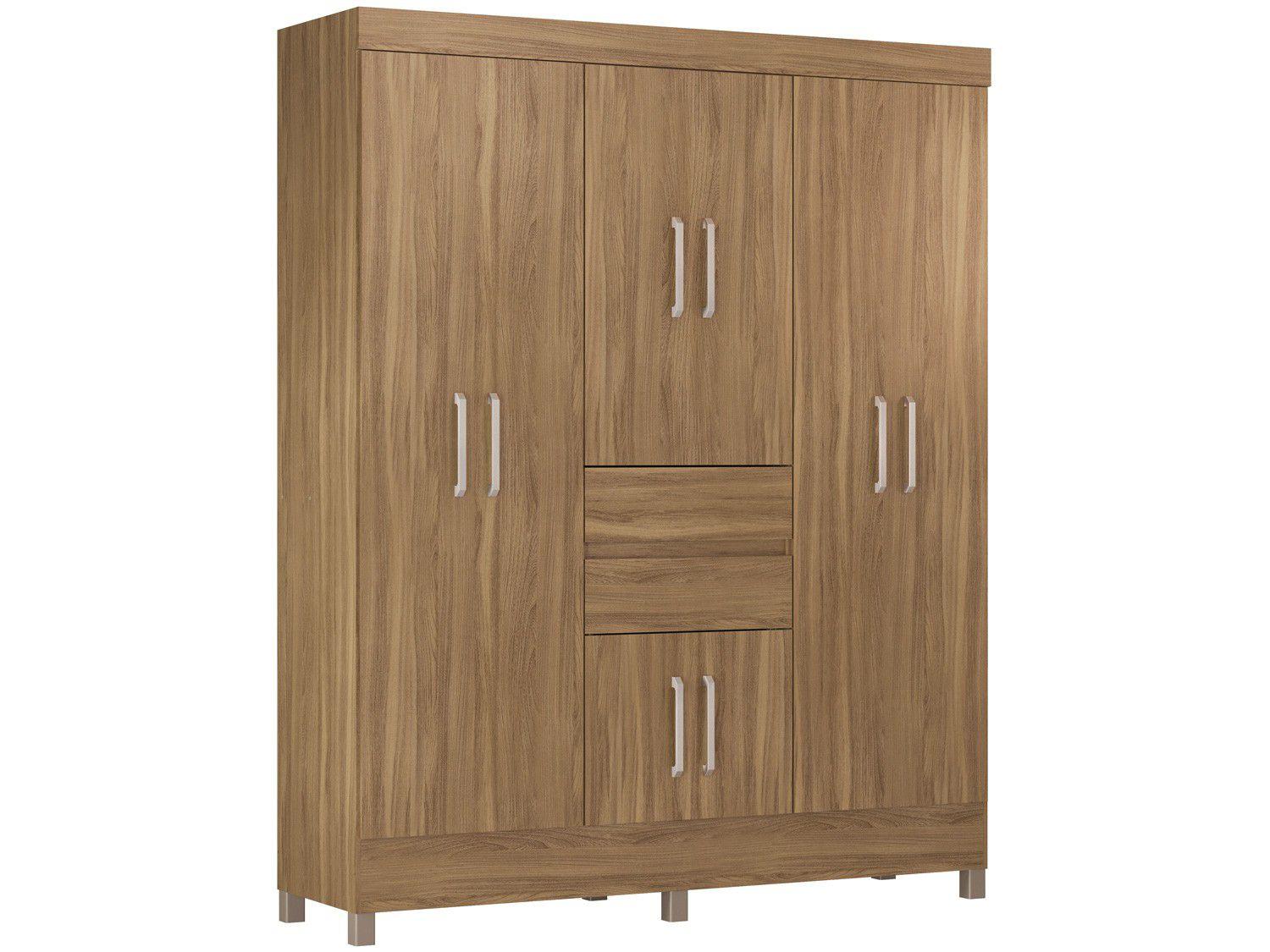 Guarda-roupa Casal 8 Portas 2 Gavetas - Demóbile Munique