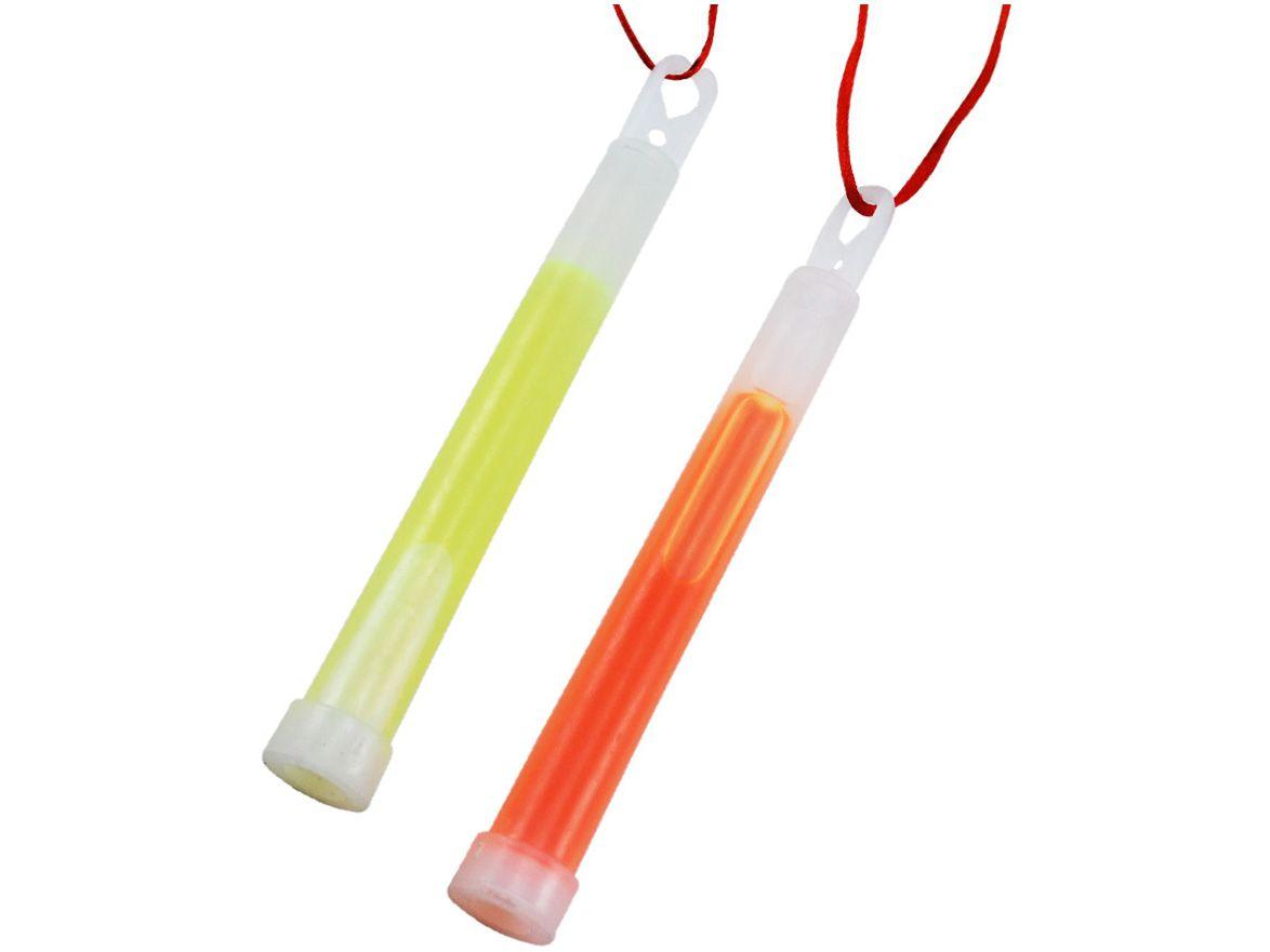 Bastão de Luz Química Nautika 301950 - Amarelo e Vermelho 2 Peças