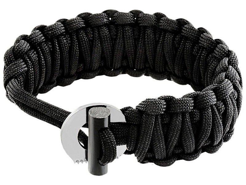 Pulseira de Sobrevivência Preto Nautika Cord Mag