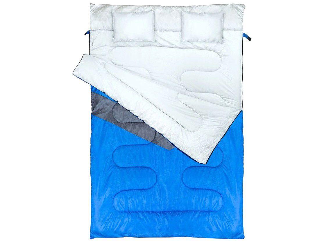 Saco de Dormir Casal NTK Kuple Envelope - com Travesseiro