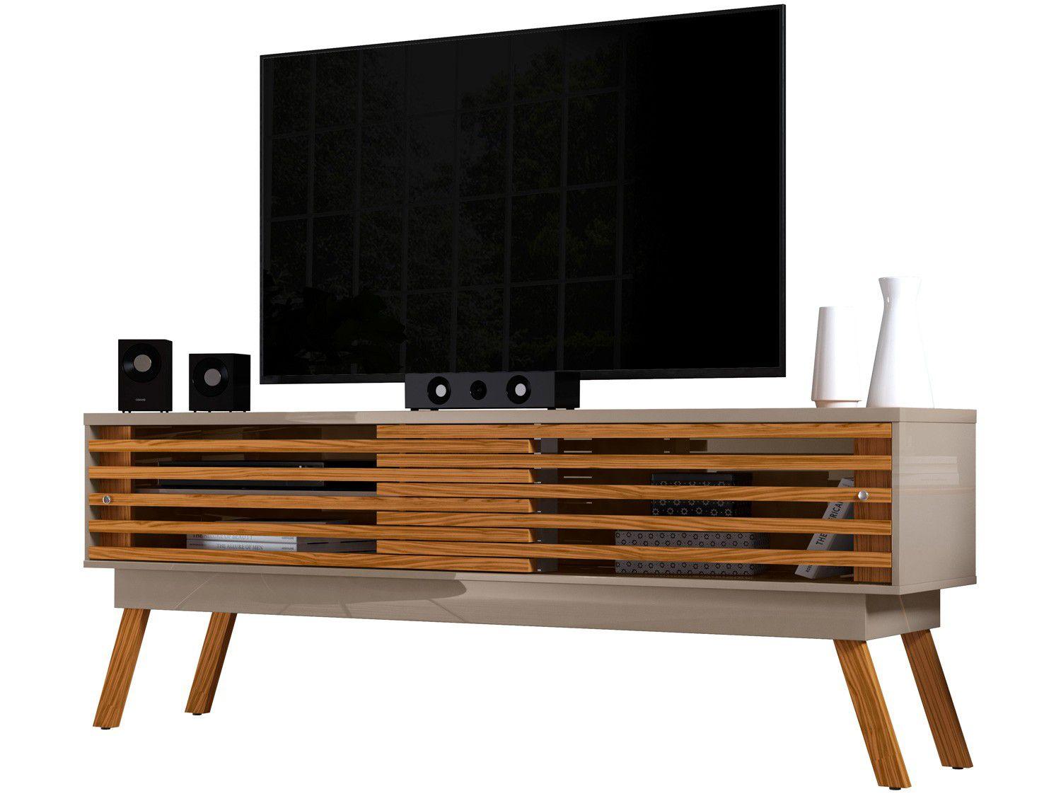 Rack com Painel para TV até 75" 2 Portas - Madetec Frizz 1.8