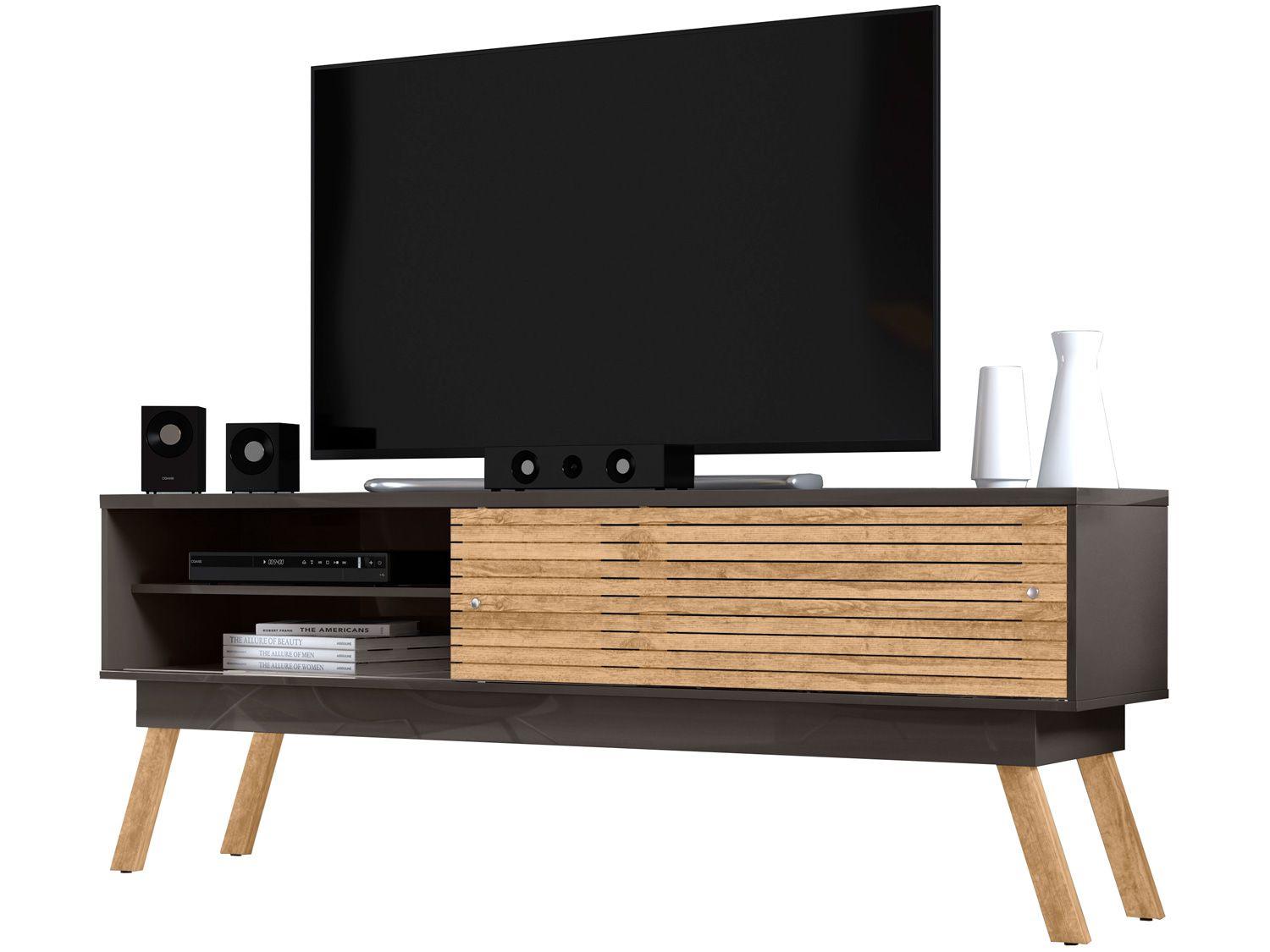 Rack com Painel para TV até 75" 2 Portas - Madetec Frizz 1.8