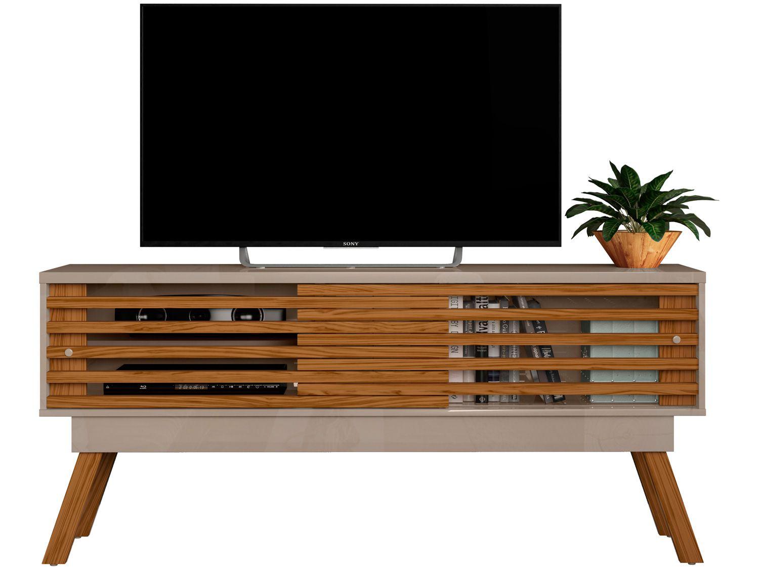 Rack com Painel para TV até 65" 2 Portas - Madetec Frizz 1.5