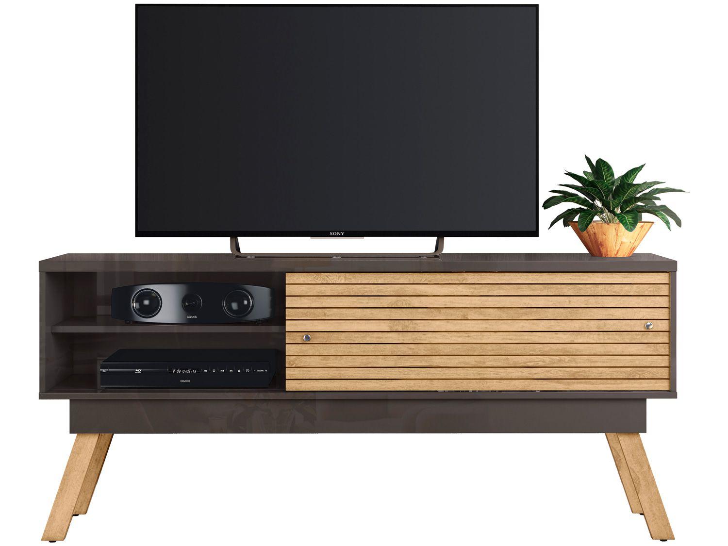 Rack com Painel para TV até 65" 2 Portas - Madetec Frizz 1.5