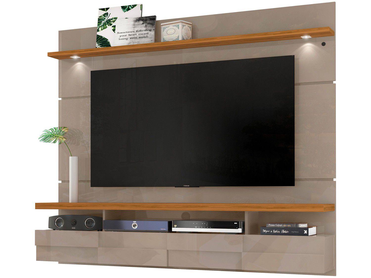 Painel para TV até 60" 1 Prateleira Madetec - Lana 1.8