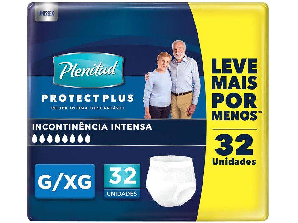 Roupa Íntima Descartável Plenitud G/XG - Premium Protect Plus 32 Unidades