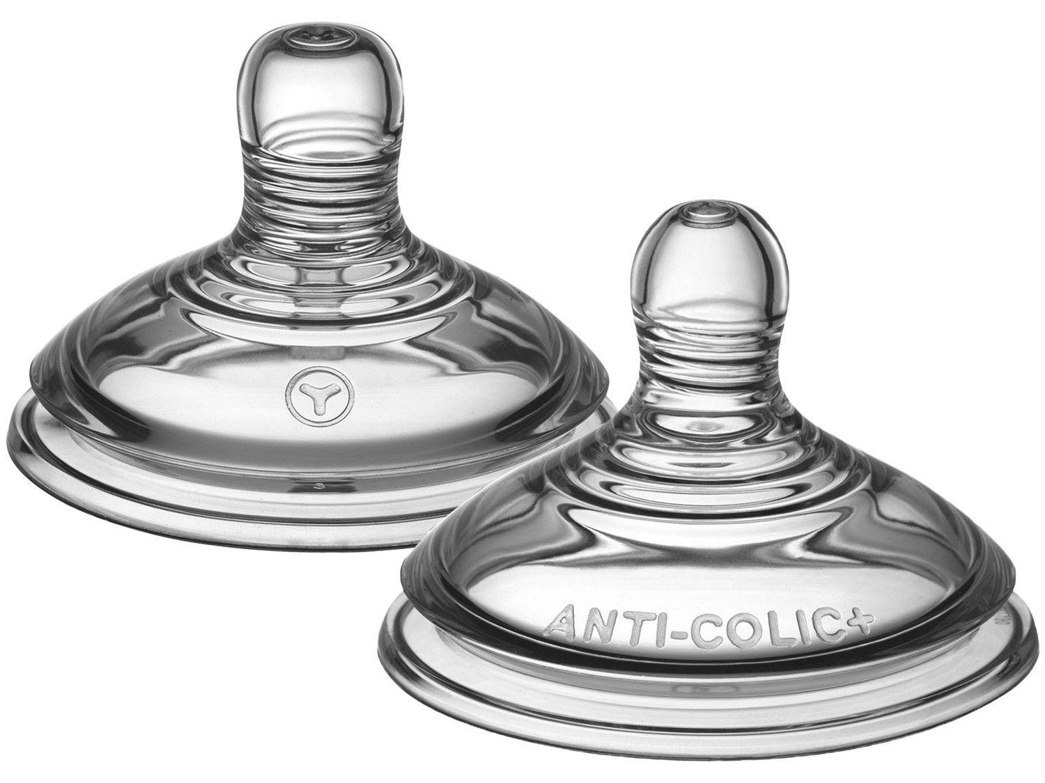 Bico de Mamadeira Tommee Tippee Silicone - Fluxo Extra Rápido Closer To Nature 2 Unidades