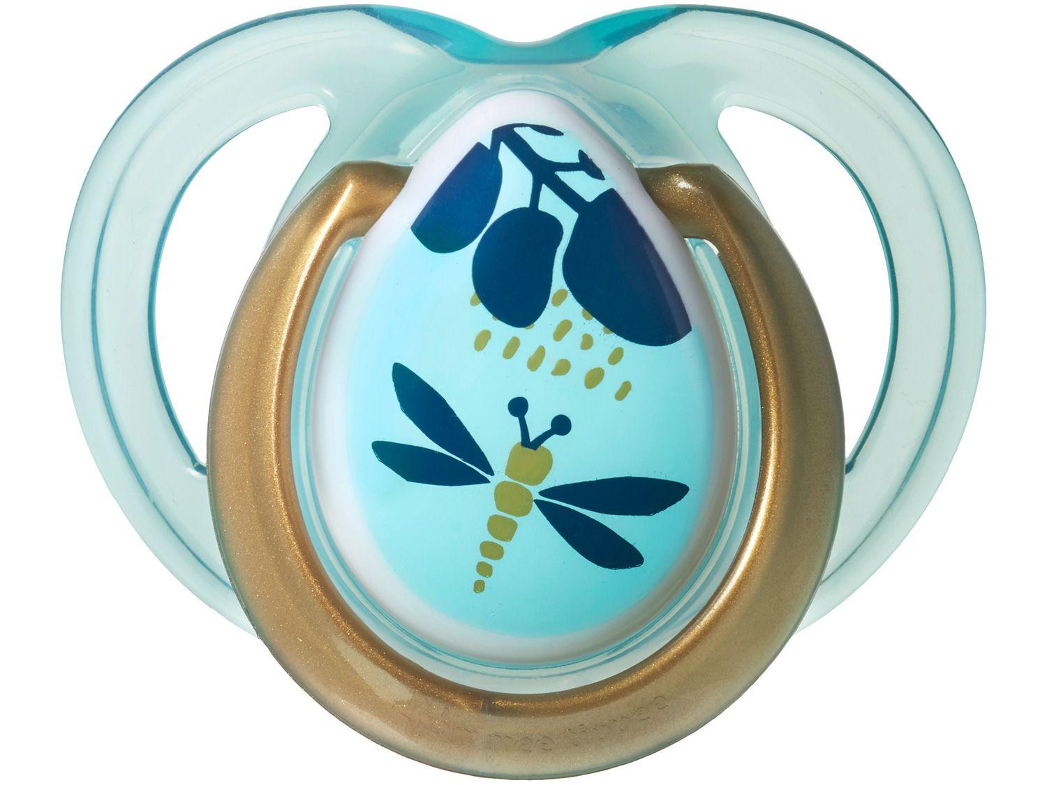 Chupeta Silicone Simétrico e Ortodôntico - Tommee Tippee Moda Azul Animais 0 a 6 meses