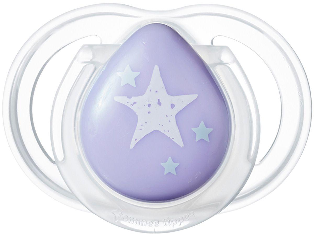 Chupeta Silicone Simétrico e Ortodôntico - Tommee Tippee Newborn Lilás 0 - 2 meses