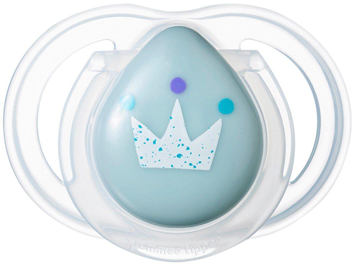Chupeta Silicone Simétrico e Ortodôntico - Tommee Tippee Newborn Azul Turquesa 0 - 2 meses