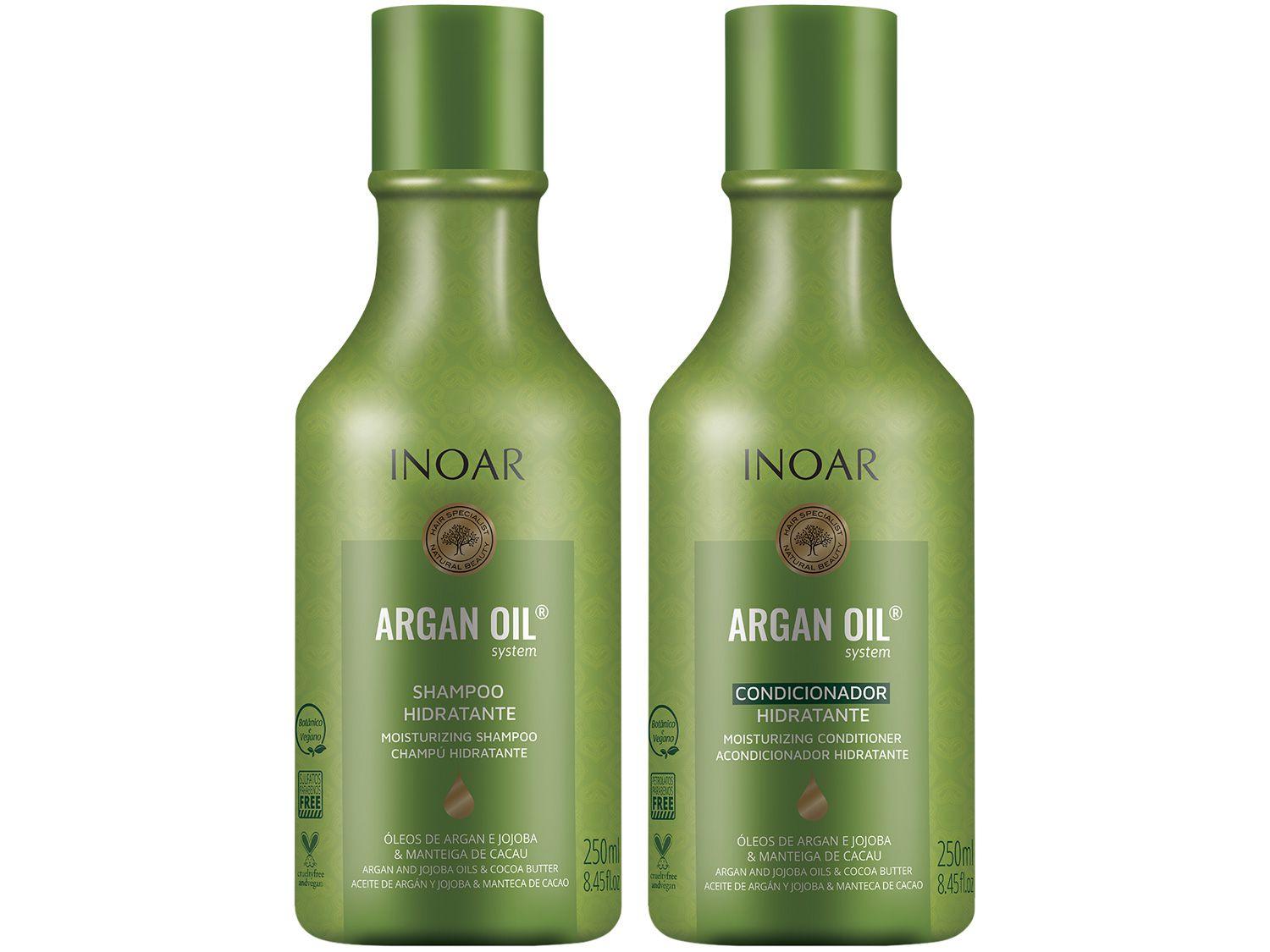 Shampoo e Condicionador Inoar Argan Oil 250ml Cada