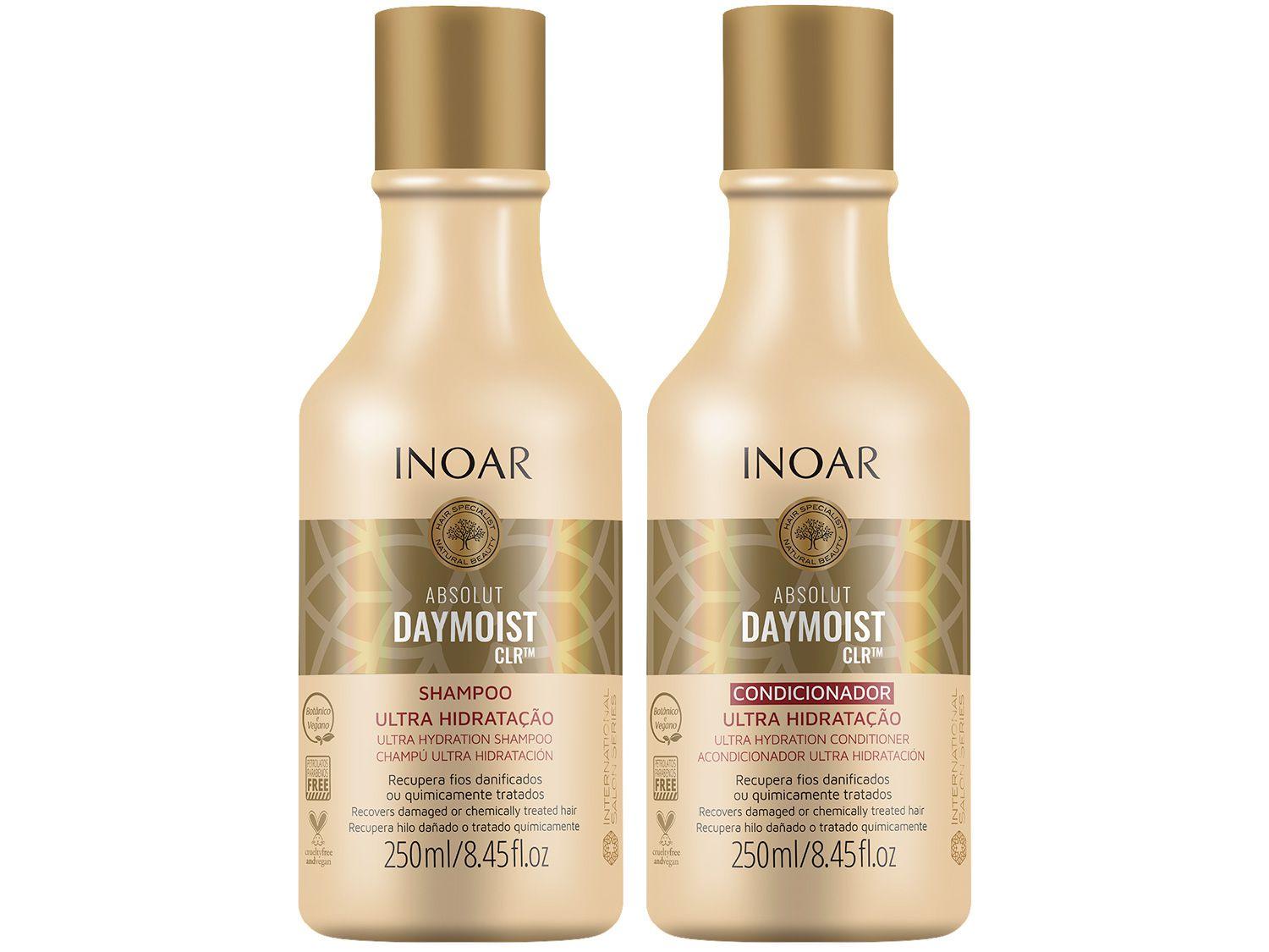 Shampoo e Condicionador Inoar Absolut Daymoist CLR - 250ml Cada