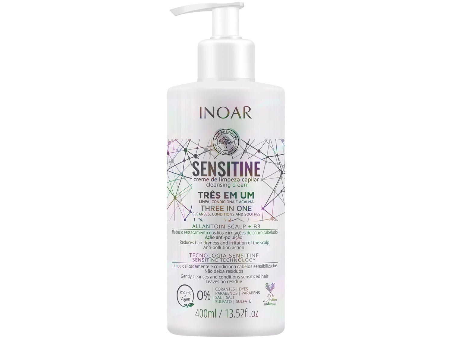 Creme de Tratamento 3 em 1 Inoar Sensitine 400ml