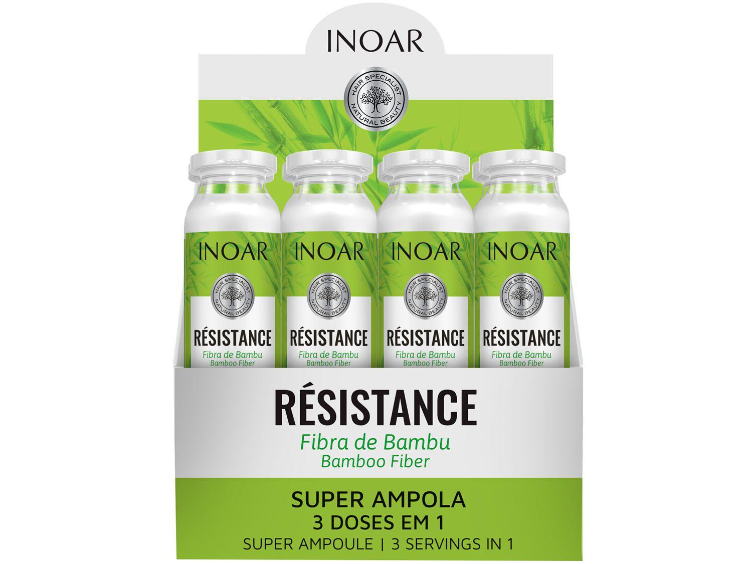Ampola Inoar Résistance Bambu 45ml 12 Unidades