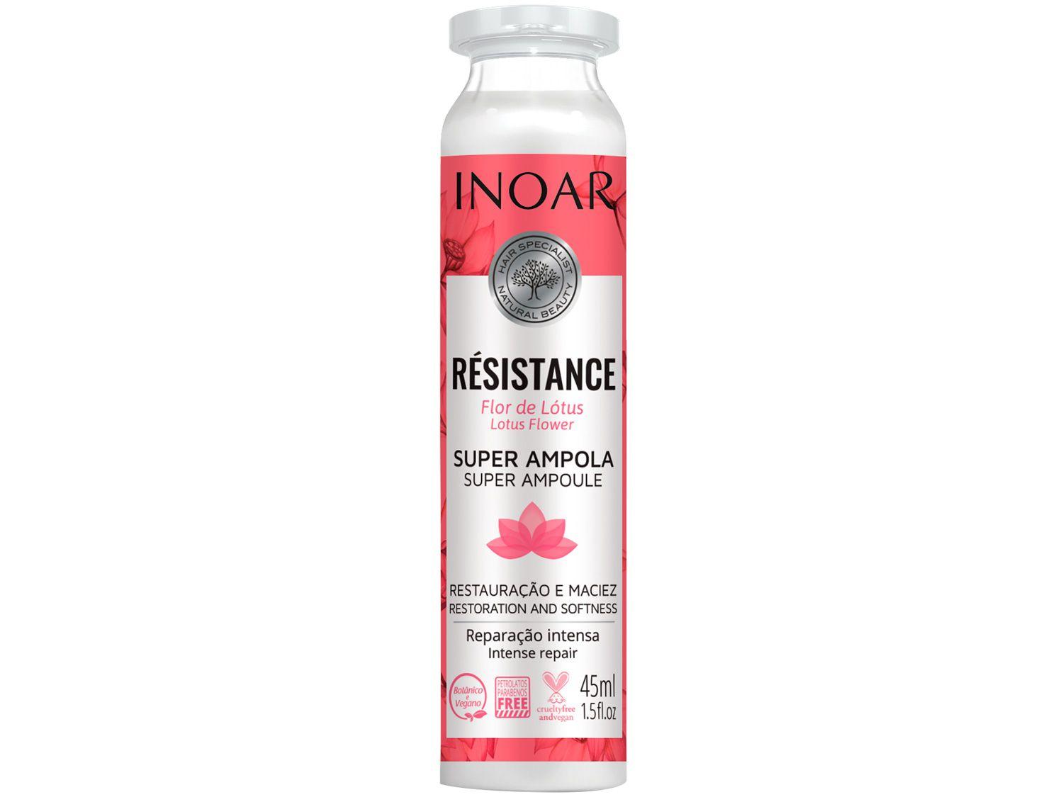 Ampola Inoar Résistance Flor de Lótus 45ml