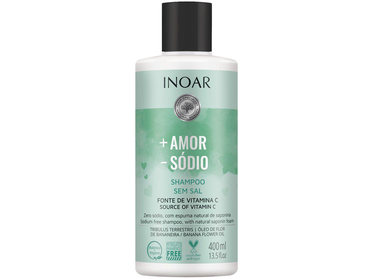 Shampoo Inoar Mais Amor e Menos Sódio 400ml