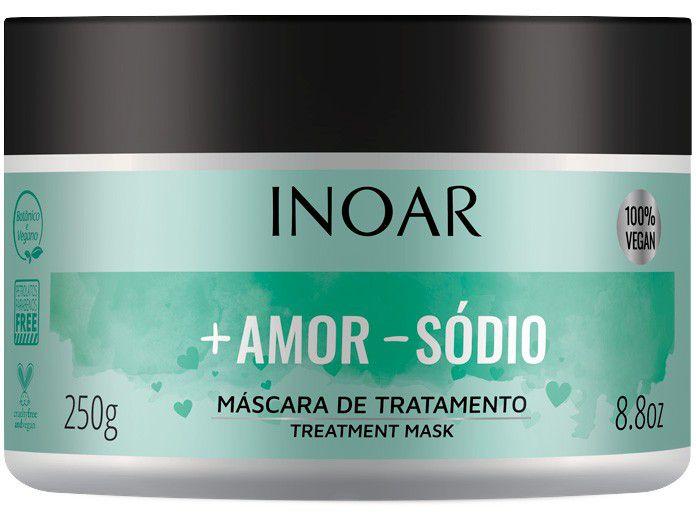 Máscara de Hidratação Inoar + Amor - Sódio - Óleo de flor de Bananeira 250g