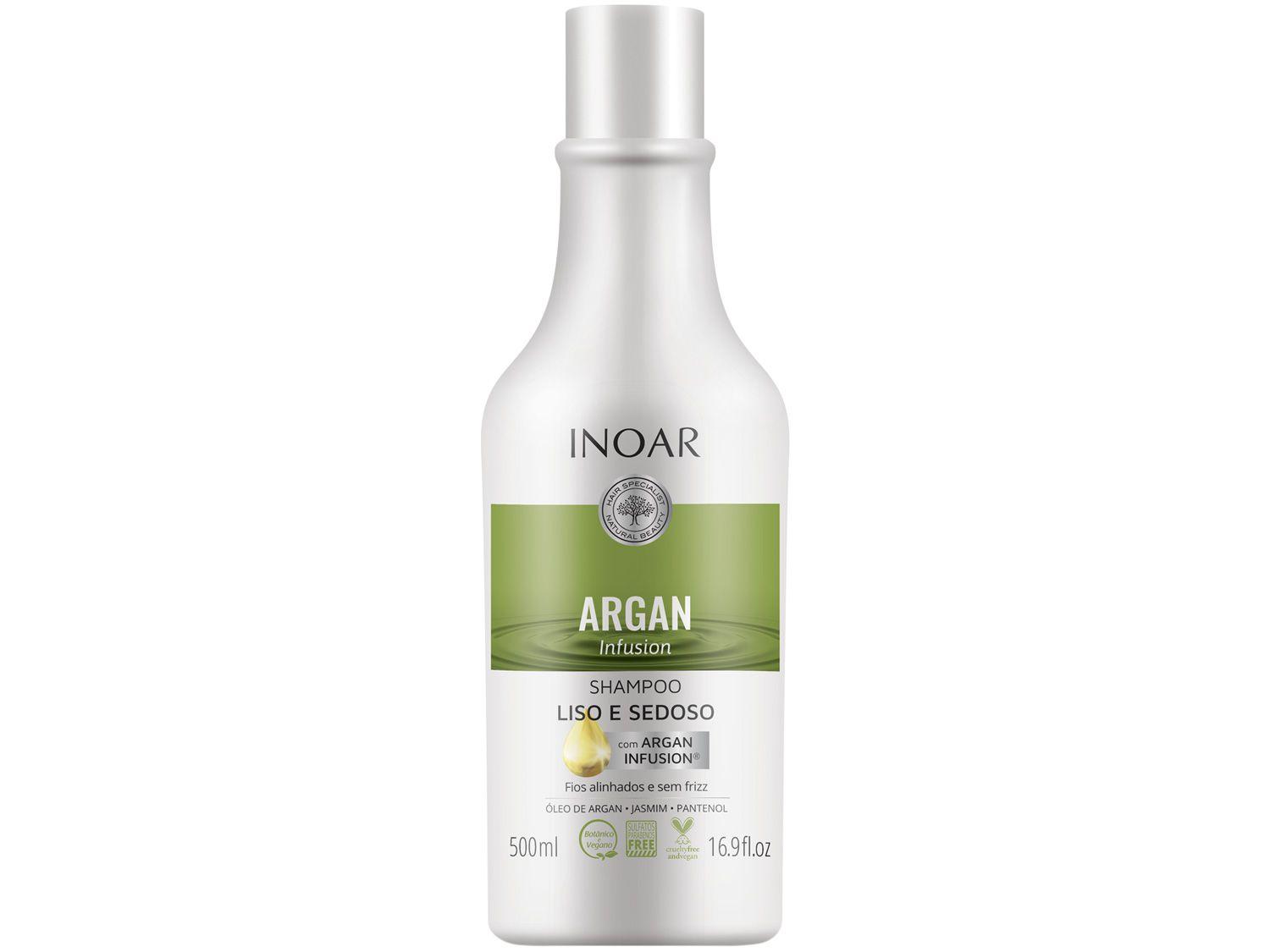 Shampoo Inoar Argan Infusion Liso e Sedoso 500ml