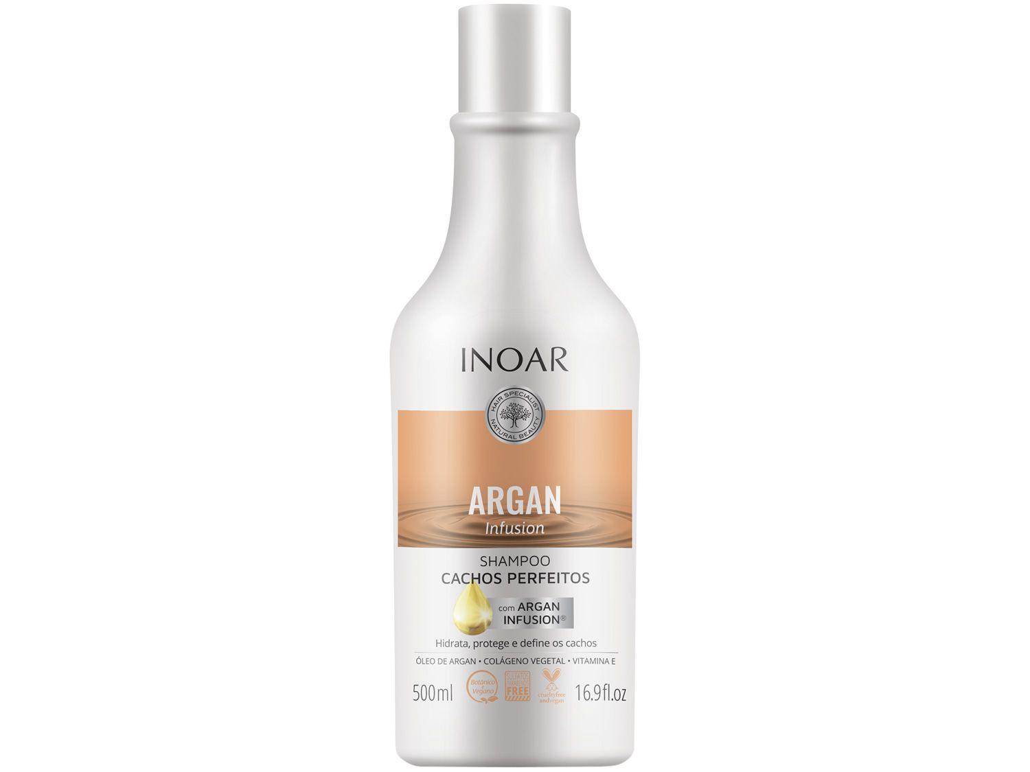 Shampoo Inoar Argan Infusion achos Perfeitos 500ml