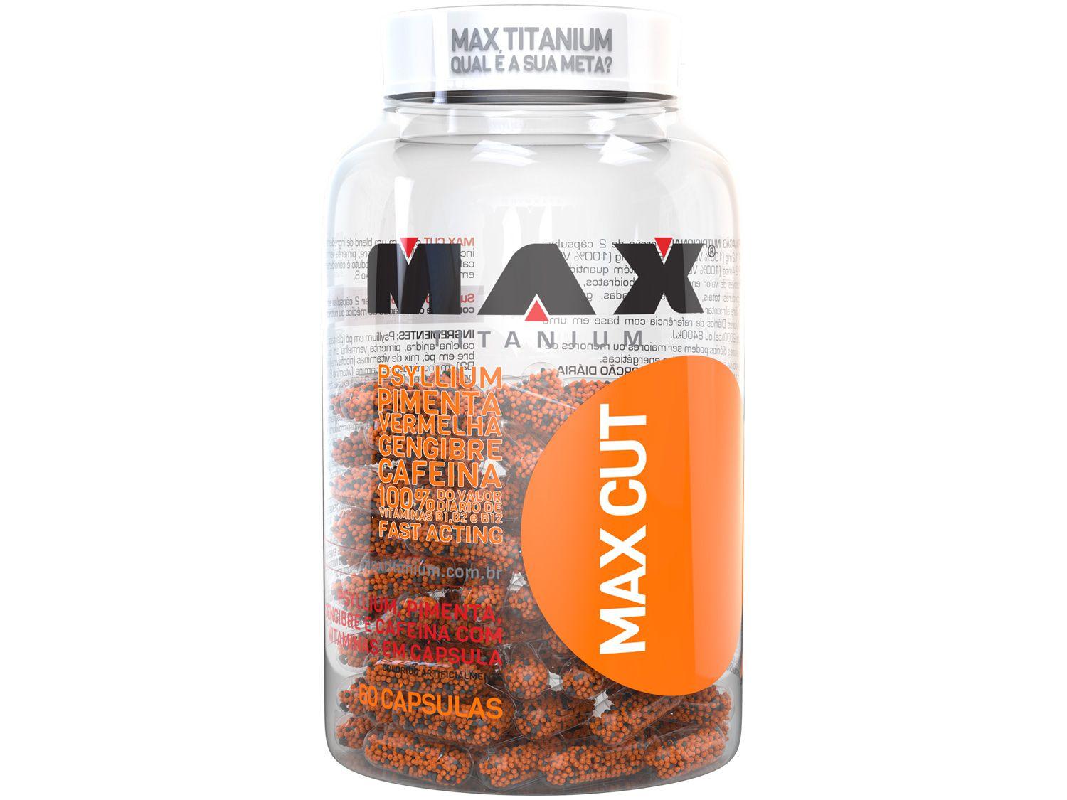 Termogênico Max Titanium Max Cut em Cápsulas - 60 Cápsulas sem Sabor