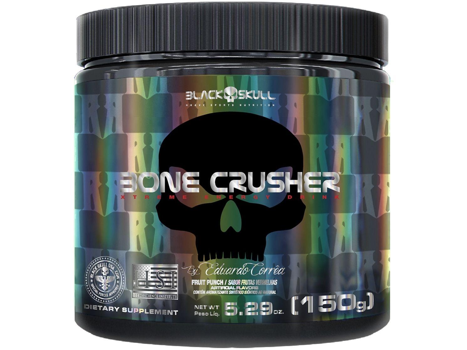Pré Treino Black Skull Bone Crusher em Pó 150g - Fruit Punch