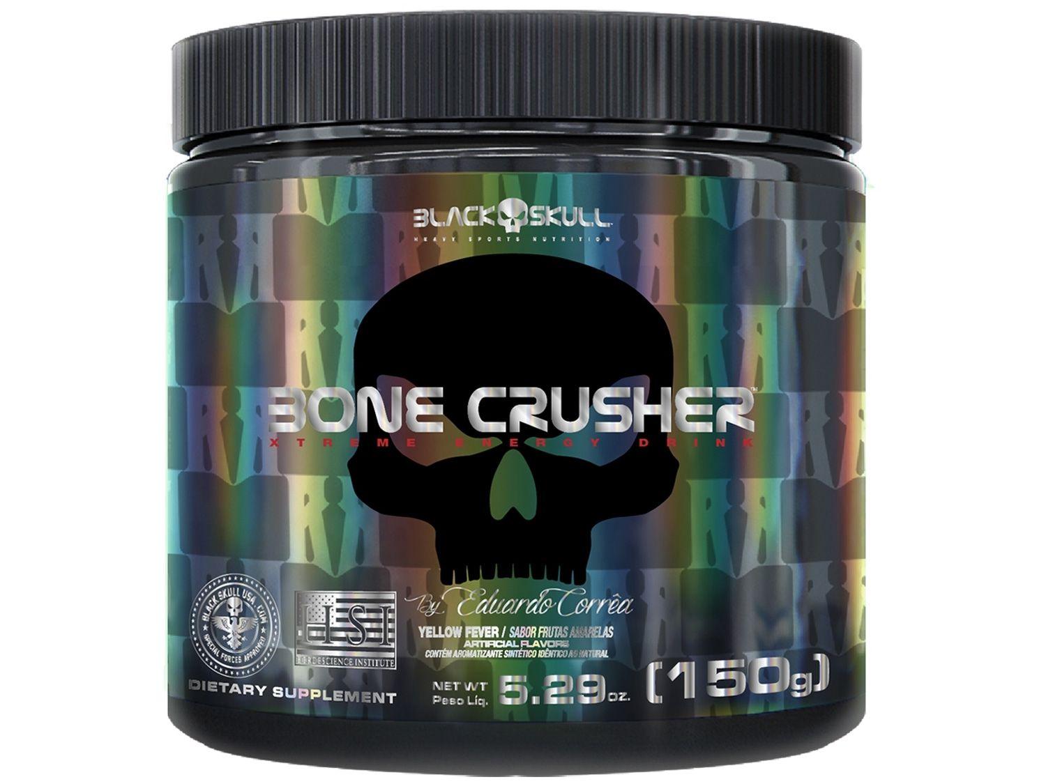 Pré Treino Black Skull Bone Crusher em Pó 150g - Yellow Fever
