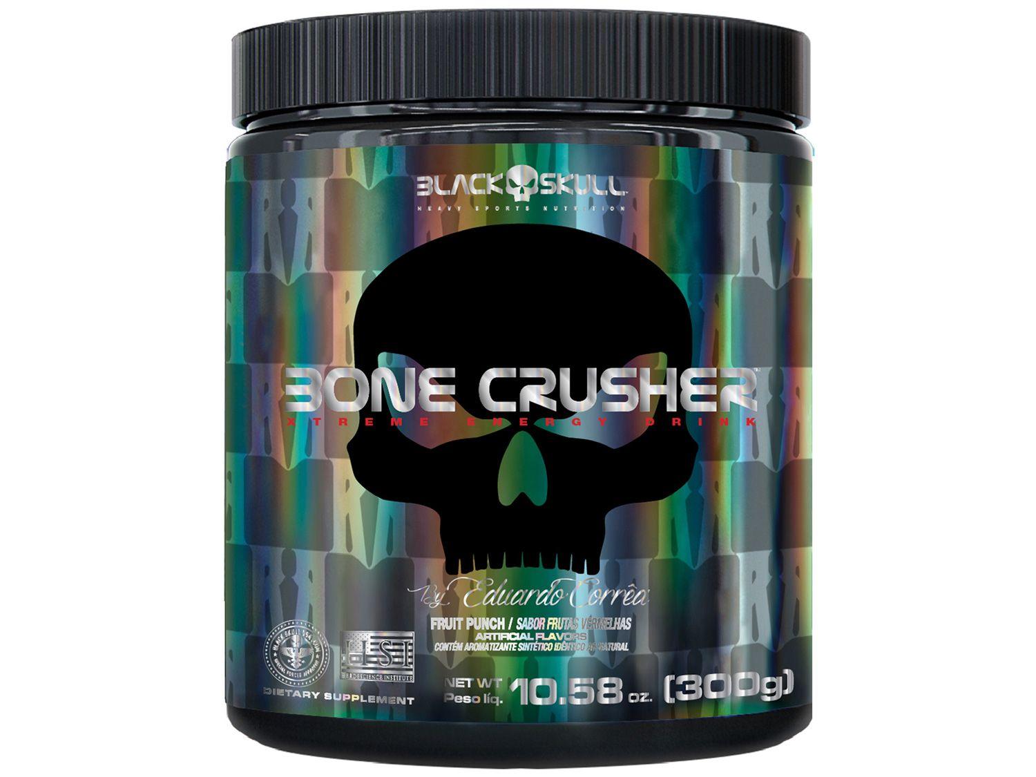 Pré Treino Black Skull Bone Crusher em Pó 300g - Fruit Punch