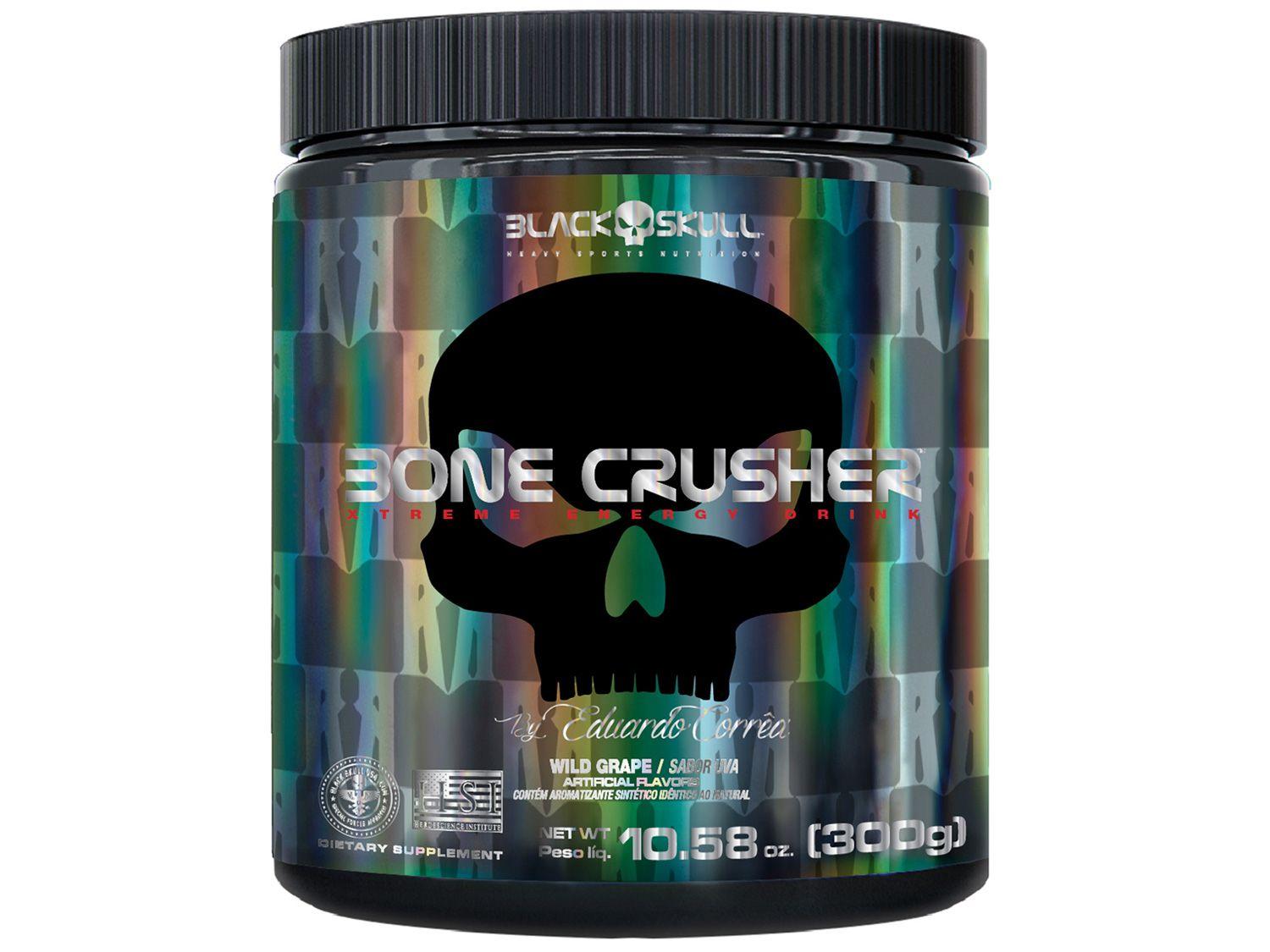 Pré Treino Black Skull Bone Crusher em Pó 300g - Wild Grape