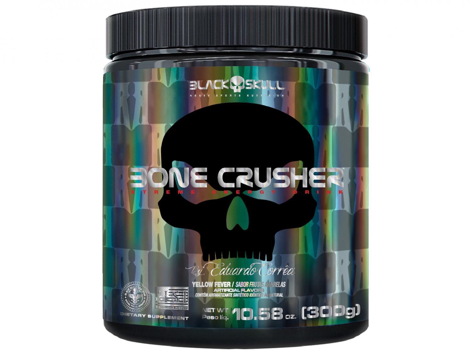 Pré Treino Black Skull Bone Crusher em Pó 300g - Yellow Fever