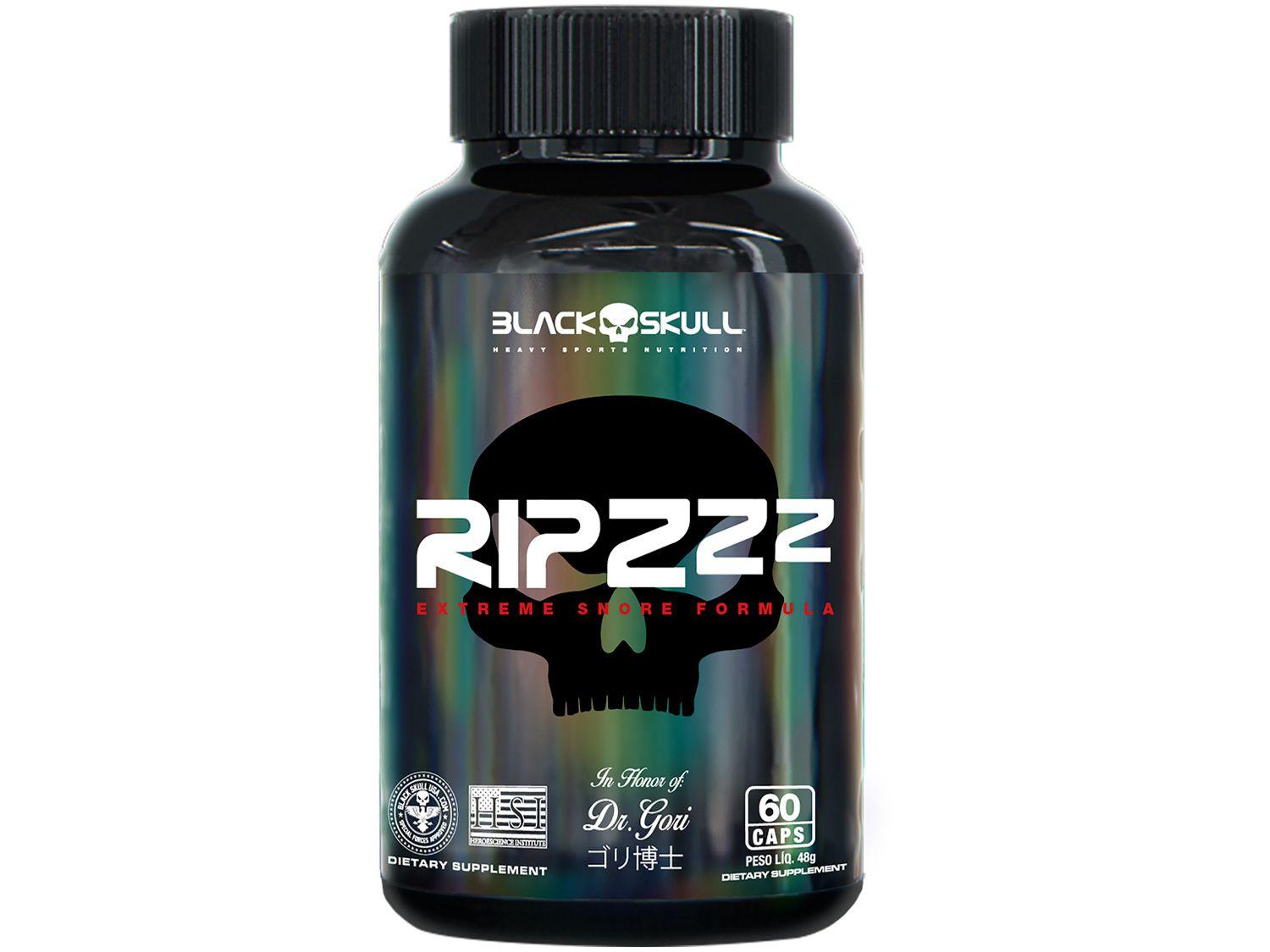 Triptofano Black Skull Ripzzz em Cápsulas - 60 Cápsulas