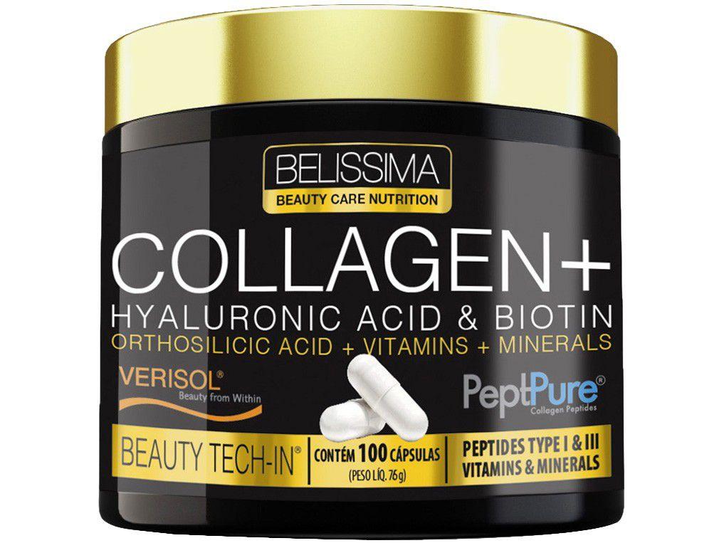 Colágeno Belíssima Collagen + em Cápsulas - 100 Cápsulas