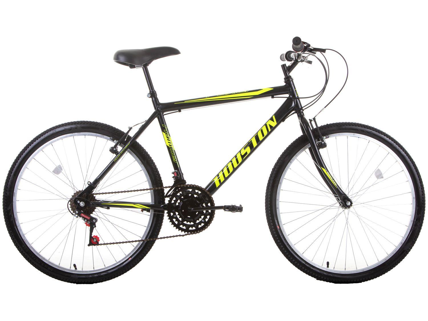 Bicicleta Aro 26 Houston Foxer Hammer Aço - Freio V-Brake 21 Marchas