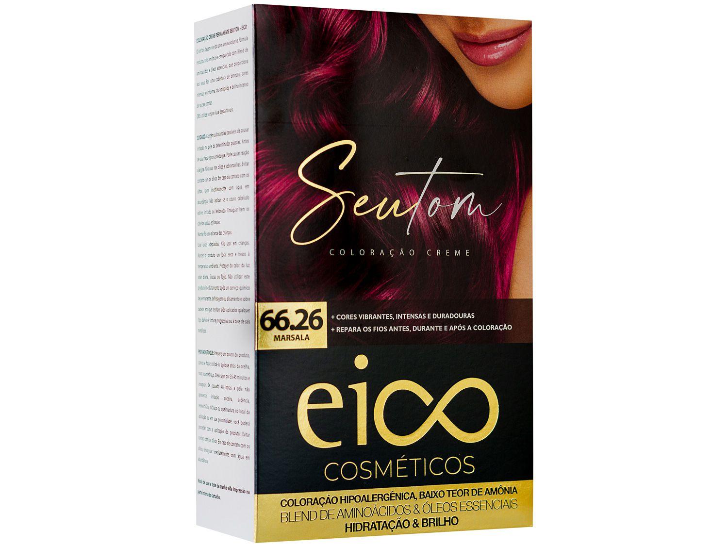 Tinta de Cabelo Eico Seu Tom 66.26 Marsala