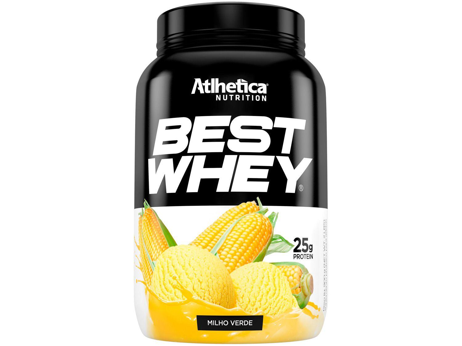 Whey Protein Concentrado Hidrolisado Isolado - Atlhetica Nutrition Best Whey 900g Milho Verde
