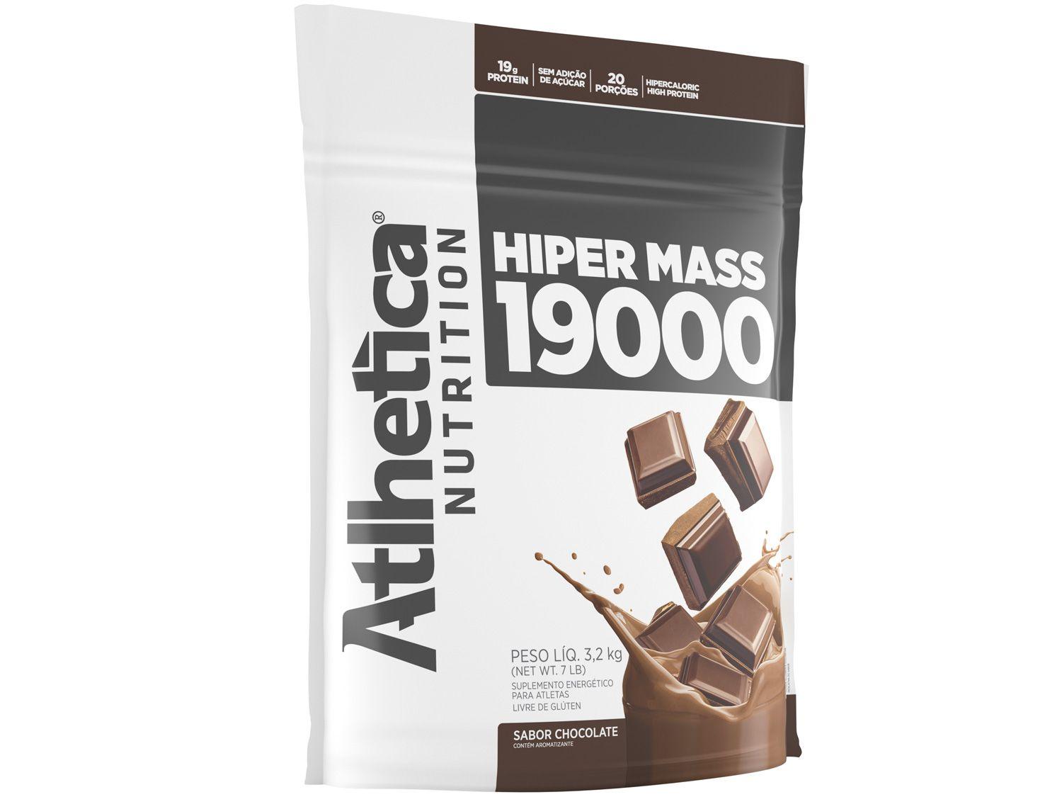 Hipercalórico Atlhetica Nutrition Hiper Mass 19000 - em Pó 3,2kg Chocolate