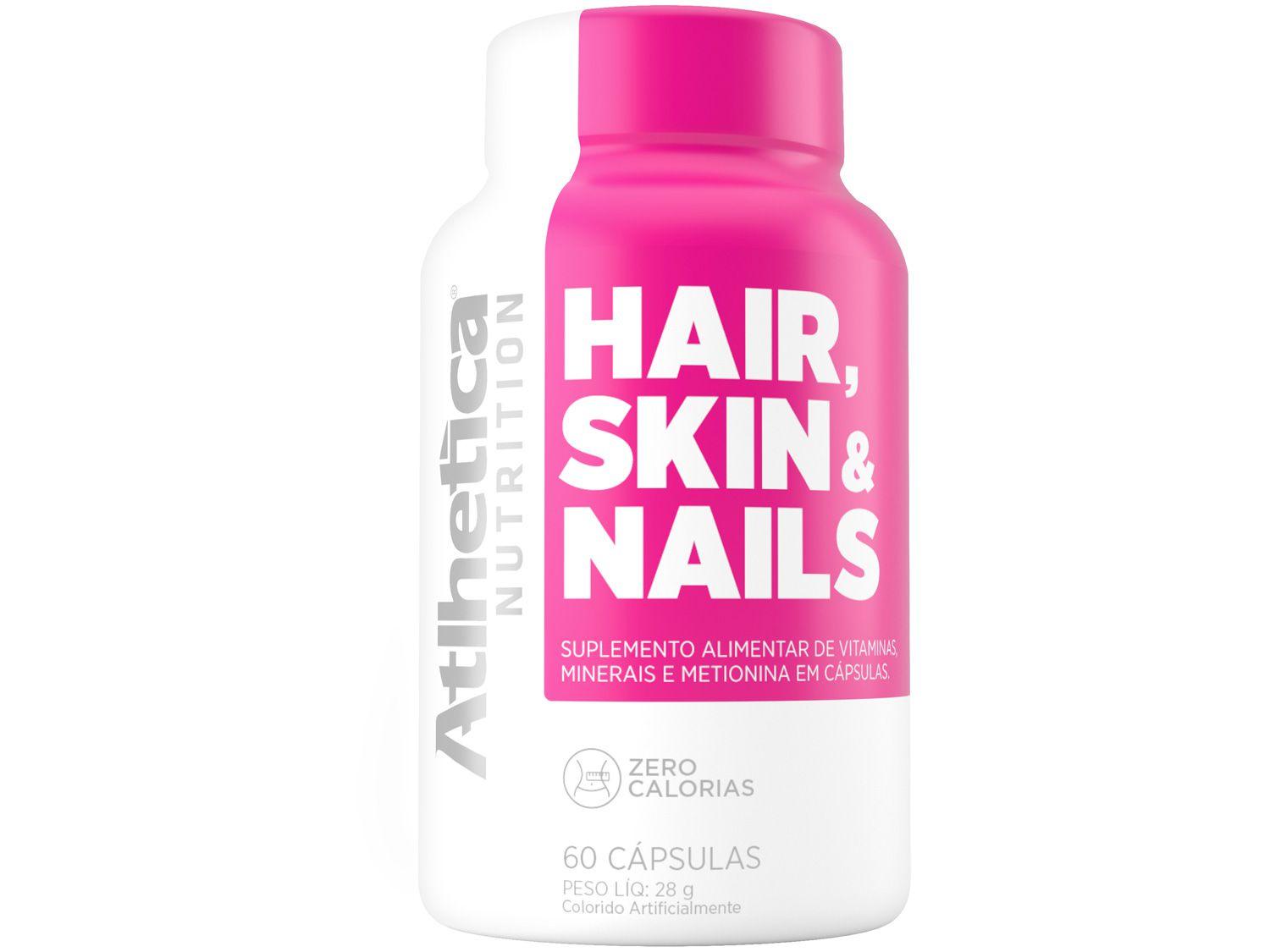 Multivitamínico Atlhetica Nutrition - Hair Skin Nails 60 Cápsulas