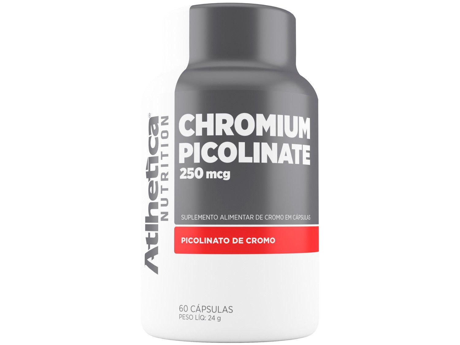 Picolinato de Cromo Atlhetica Nutrition - em Cápsulas 60 Cápsulas Natural