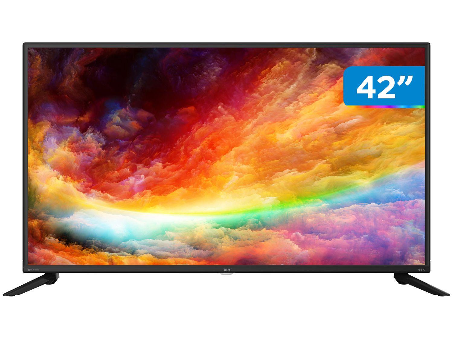 Smart TV 42" Full HD LED Philco PTV42G52RCF - VA 60Hz Wi-Fi 3 HDMI 2 USB