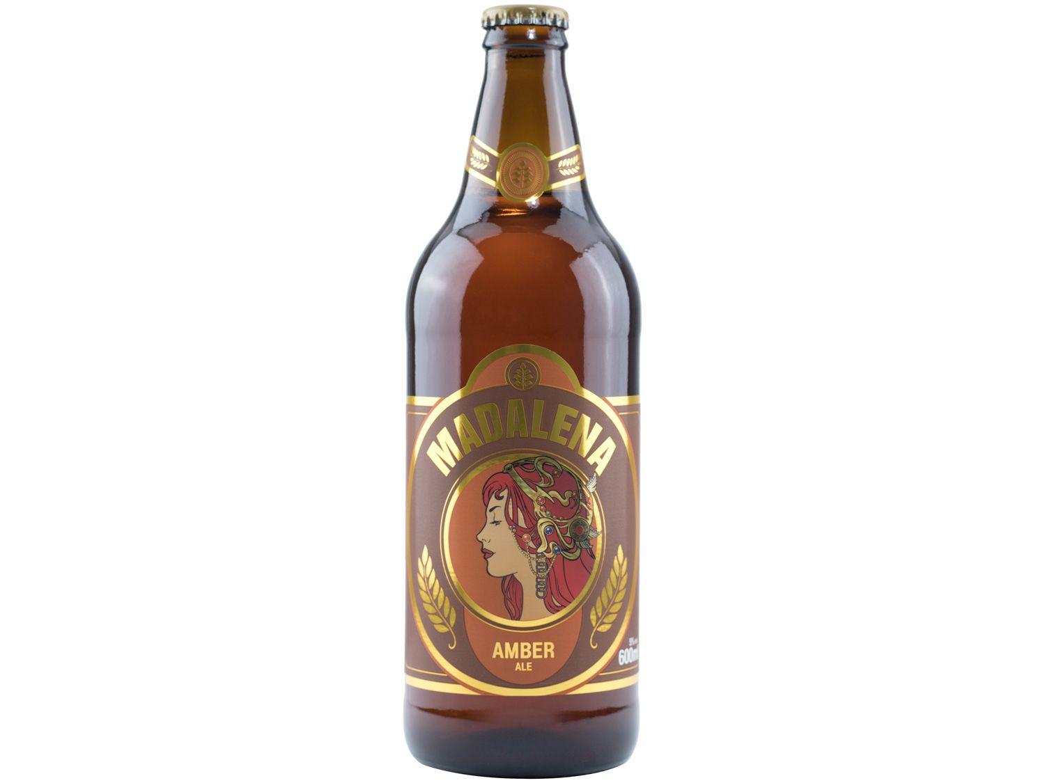 Cerveja Madalena Amber Ale Triplo Malte - Garrafa 600ml