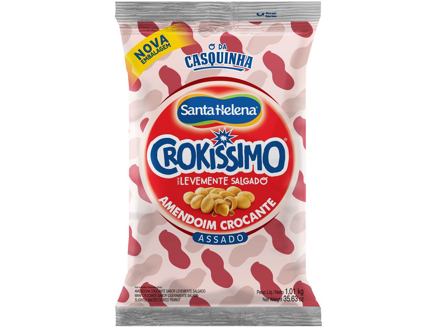 Amendoim Salgado sem Pele Crokíssimo 1,01kg