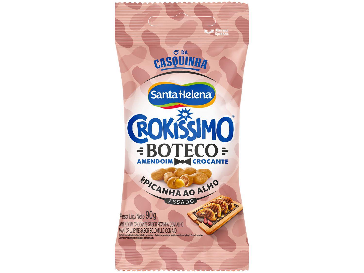 Amendoim Salgado sem Pele Crokíssimo - Boteco Picanha ao Alho 90g