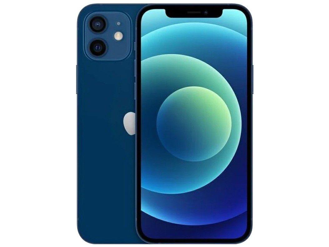 iPhone 12 Apple 256GB - Azul Tela 6,1" 12MP iOS